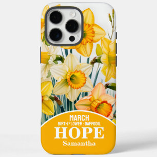 March Birth Month Flower Christian iPhone 16 Pro Max Case
