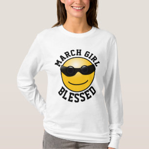 MARCH BIRTHDAY GIRL CHRISTIAN T-SHIRTS