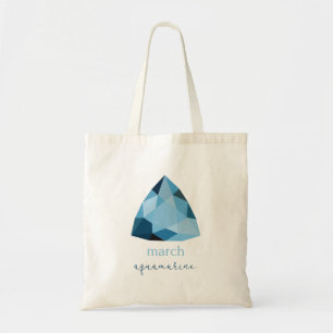 March Birthstone Aquamarine Tote Bag