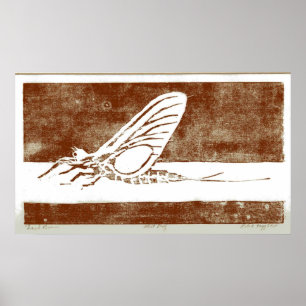 March Brown May Fly Poster
