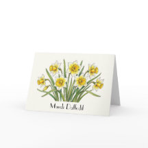 March Daffodil Greeting
