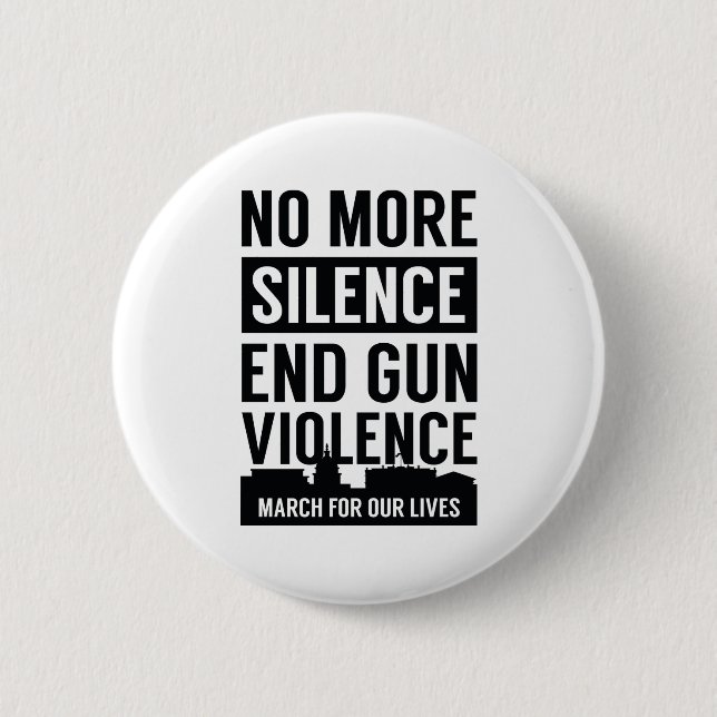 March For Our Lives 6 Cm Round Badge (Front)