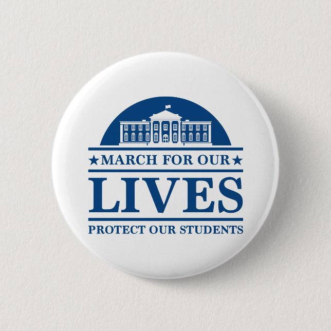 March For Our Lives 6 Cm Round Badge (Front)