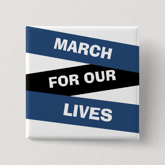March for our Lives Activism Button (Front)