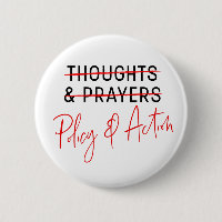 March for Our Lives Gun Control Anti-NRA Button