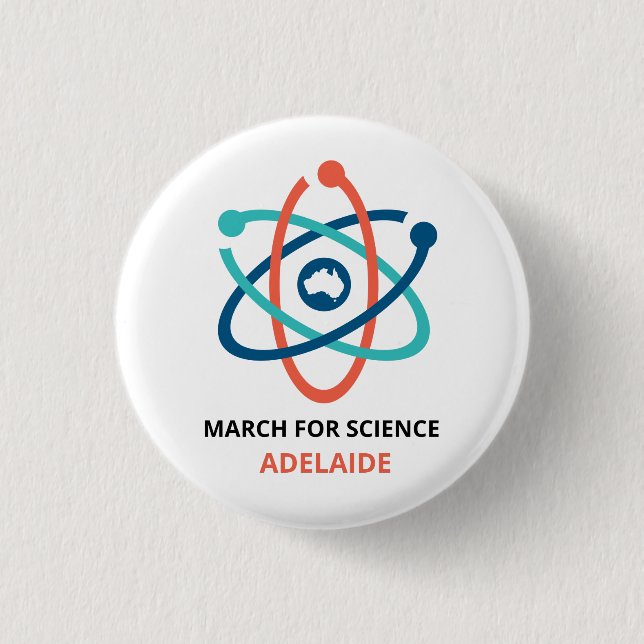 March for Science - Adelaide - 3 Cm Round Badge (Front)