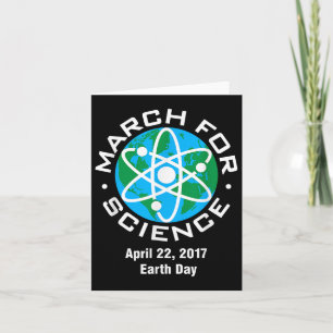 March For Science Earth Day 2017  Card