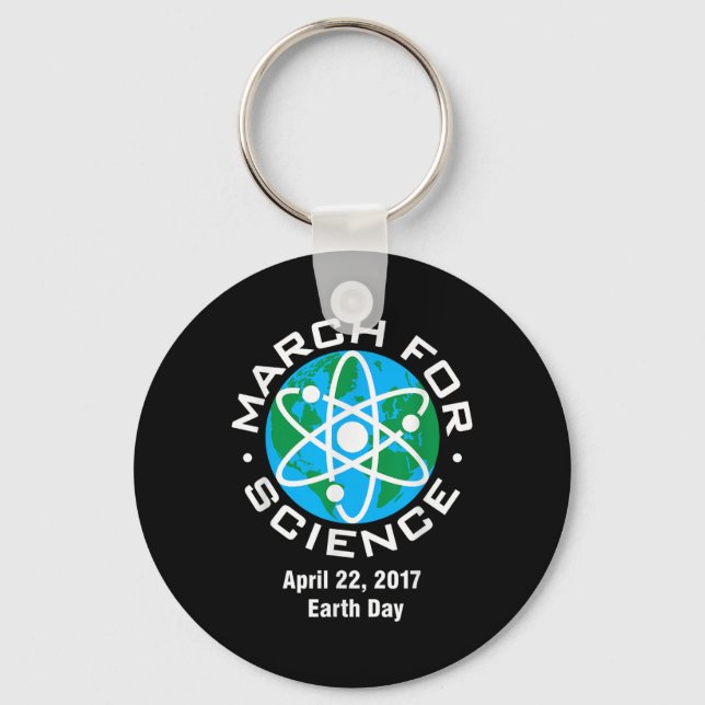 March For Science Earth Day 2017  Key Ring (Front)