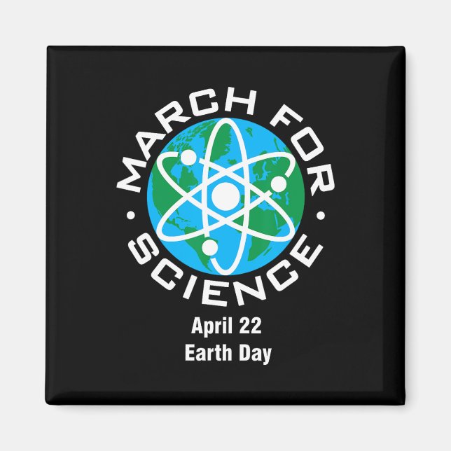 March For Science Earth Day  Magnet (Front)