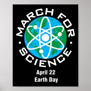 March For Science Earth Day  Poster