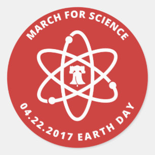 March for Science Philadelphia stickers