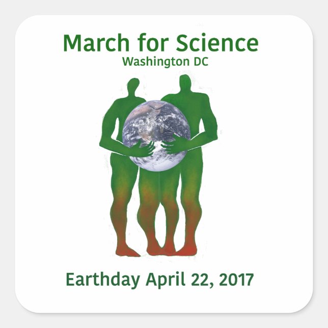 March for Science Stickers (Front)