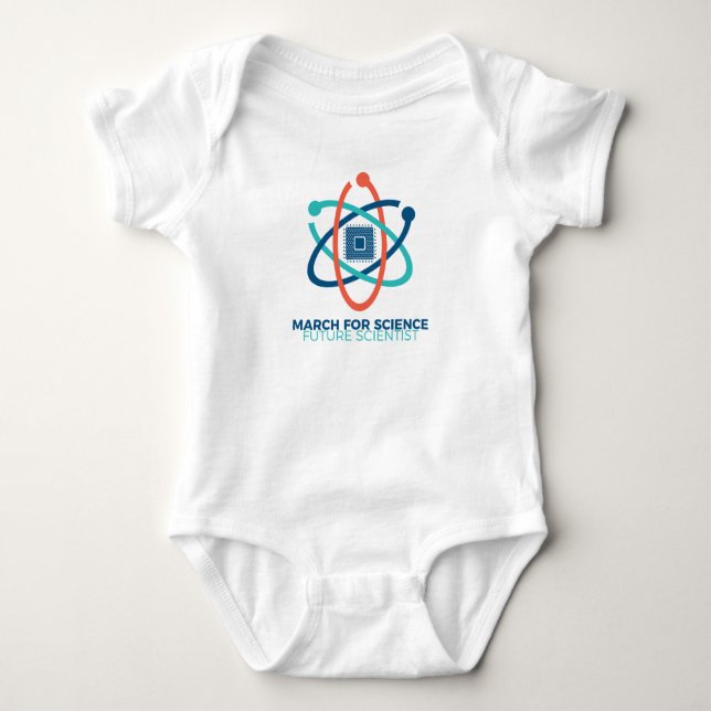 March for Science SV Future Scientist Baby Bodysuit (Front)