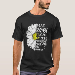 March Girl Made In 2001 19th Sunshine Hurricane Bi T-Shirt