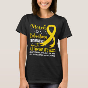 March Is Endometriosis Awareness Month Warrior Sup T-Shirt