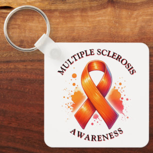 March is Multiple Sclerosis MS Awareness Month Key Ring