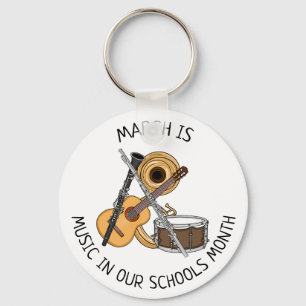 March is Music in our Schools Month  Key Ring