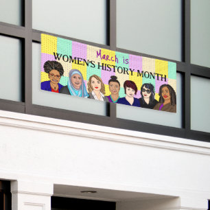 March is Women's History Month  Banner
