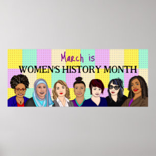March is Women's History Month  Poster