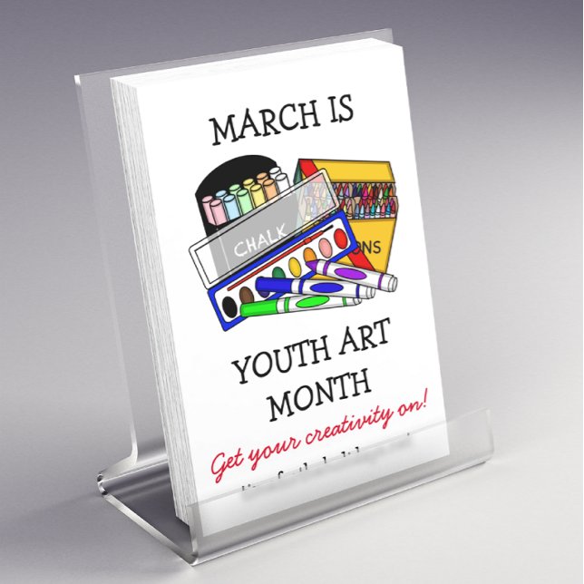 March is Youth Art Month Flyers for Schools (Creator Uploaded)