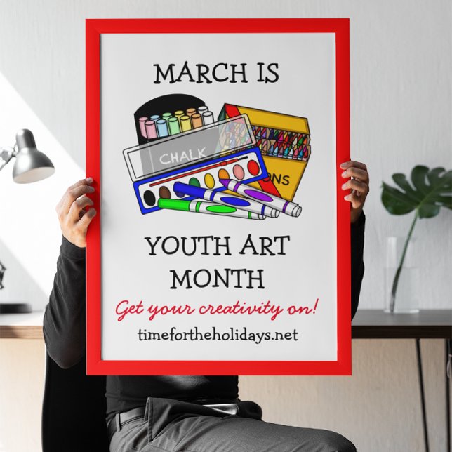 March is Youth Art Month  Poster (Creator Uploaded)