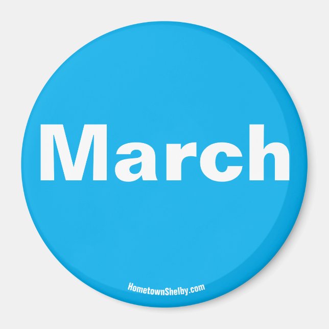 March magnet (Front)