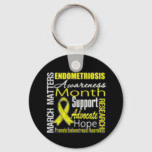 March Matters Endometriosis Awareness Month Key Ring