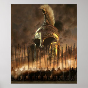 March of the Greek Phalanx Poster