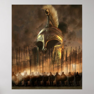 March of the Greek Phalanx Poster