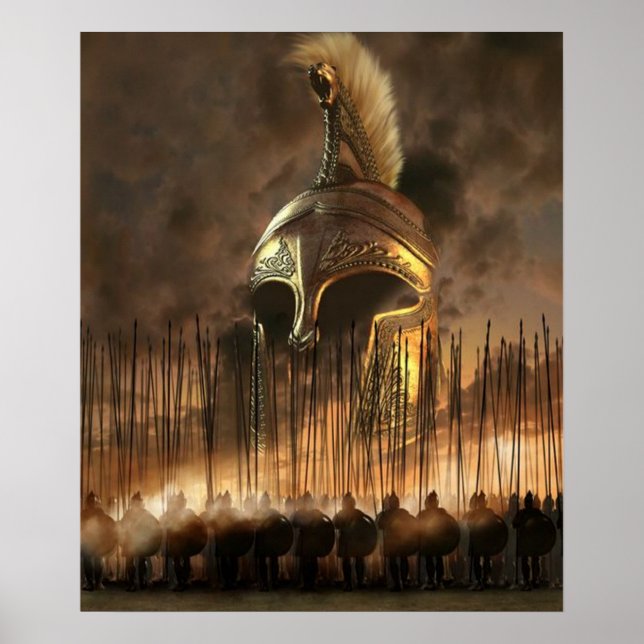 March of the Greek Phalanx Poster (Front)