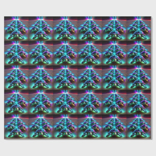 March Of The Neon Turtles Wrapping Paper