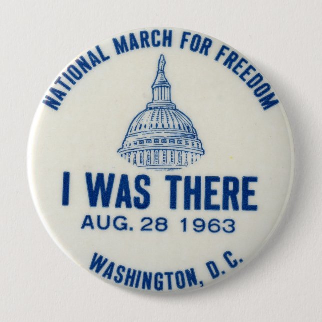 march on washington 1963 button (Front)