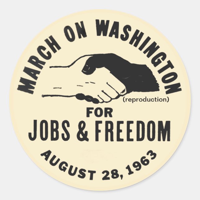 March On Washington Sticker (Front)