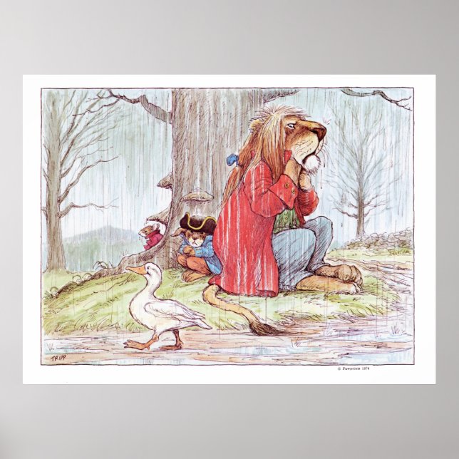 March Rain by Wallace Tripp Poster (Front)