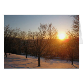 March sunset at RPI