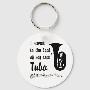 March to the Beat: Tuba Key Ring