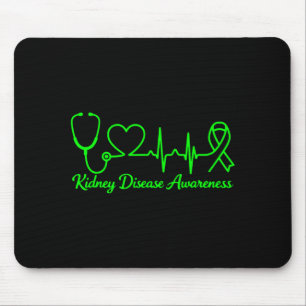 March wear green kidney disease awareness mouse pad