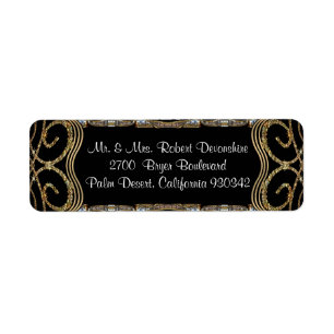 Marchaven Elegant Unique Return Address Label