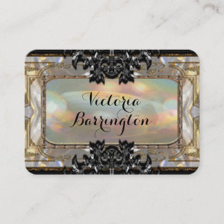 Marchelayne 2.5" Pearl Professional Round Business Card
