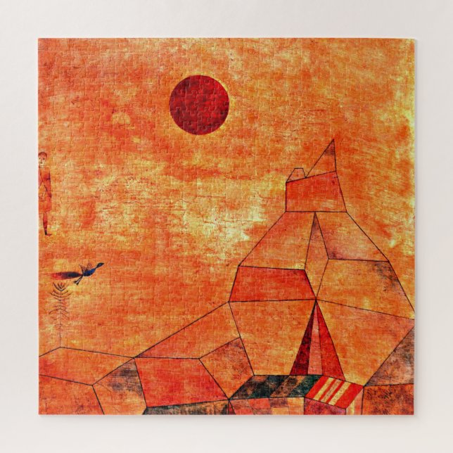 Marchen, popular painting by Paul Klee Jigsaw Puzzle (Vertical)