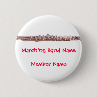 Marching Band Buttons ~ Flute