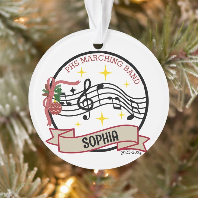 Marching Band Christmas Ornament (Tree)