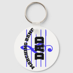Marching Band Dad Key Ring