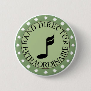 Marching Band Director Button