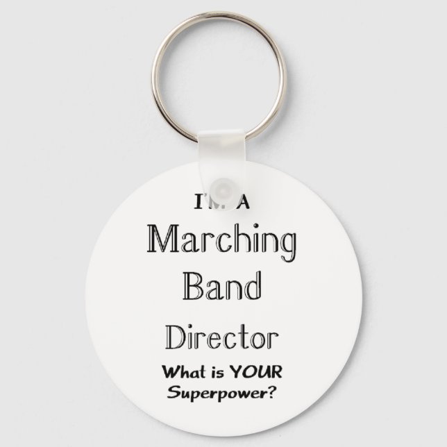 Marching band director key ring (Front)