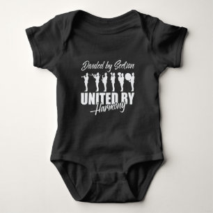 Marching Band Divided By Section United By Harmony Baby Bodysuit