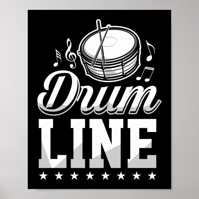 Marching Band Drum Corps Drumline Mum Poster (Front)