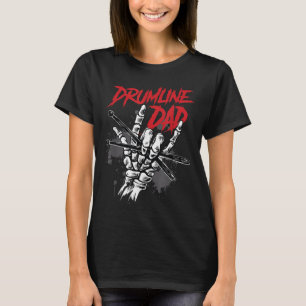 Marching Band Drum Major Drumline Dad T-Shirt
