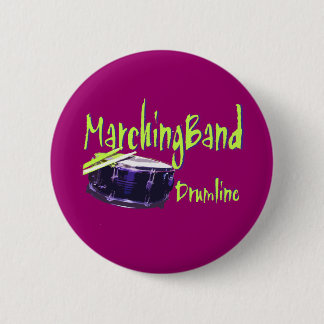 Marching Band Drumline 6 Cm Round Badge