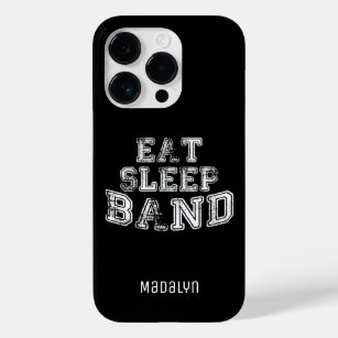 Marching Band Eat Sleep Band Typography Case-Mate iPhone 14 Pro Case